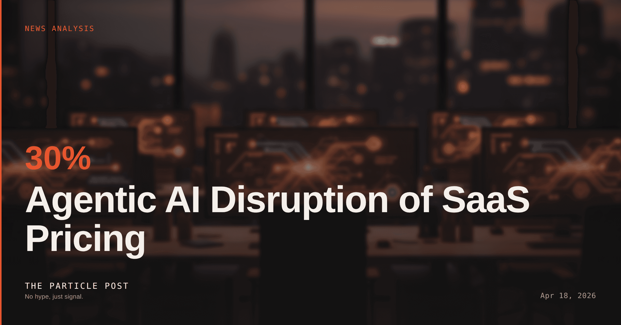 NEWS ANALYSIS: $2T Wiped: Agentic AI Disruption of SaaS Pricing
