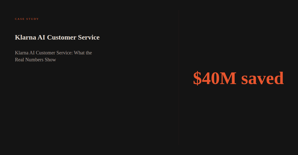 Klarna AI Customer Service: What the Real Numbers Show