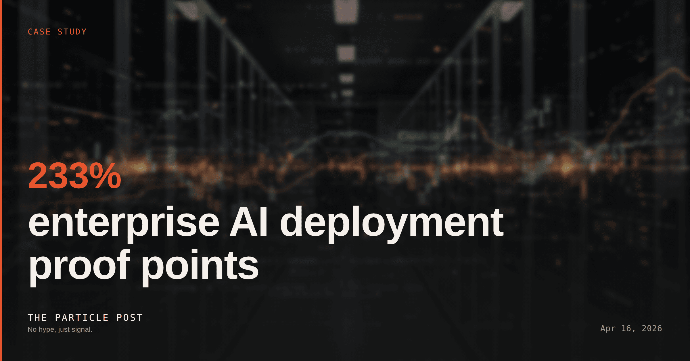 CASE STUDY: Red Hat's 233% ROI: enterprise AI deployment proof points